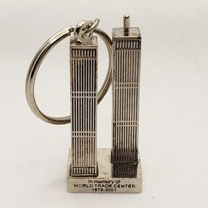 Accessories | 612 911 Twin Towers Keychain Silver | Poshmark
